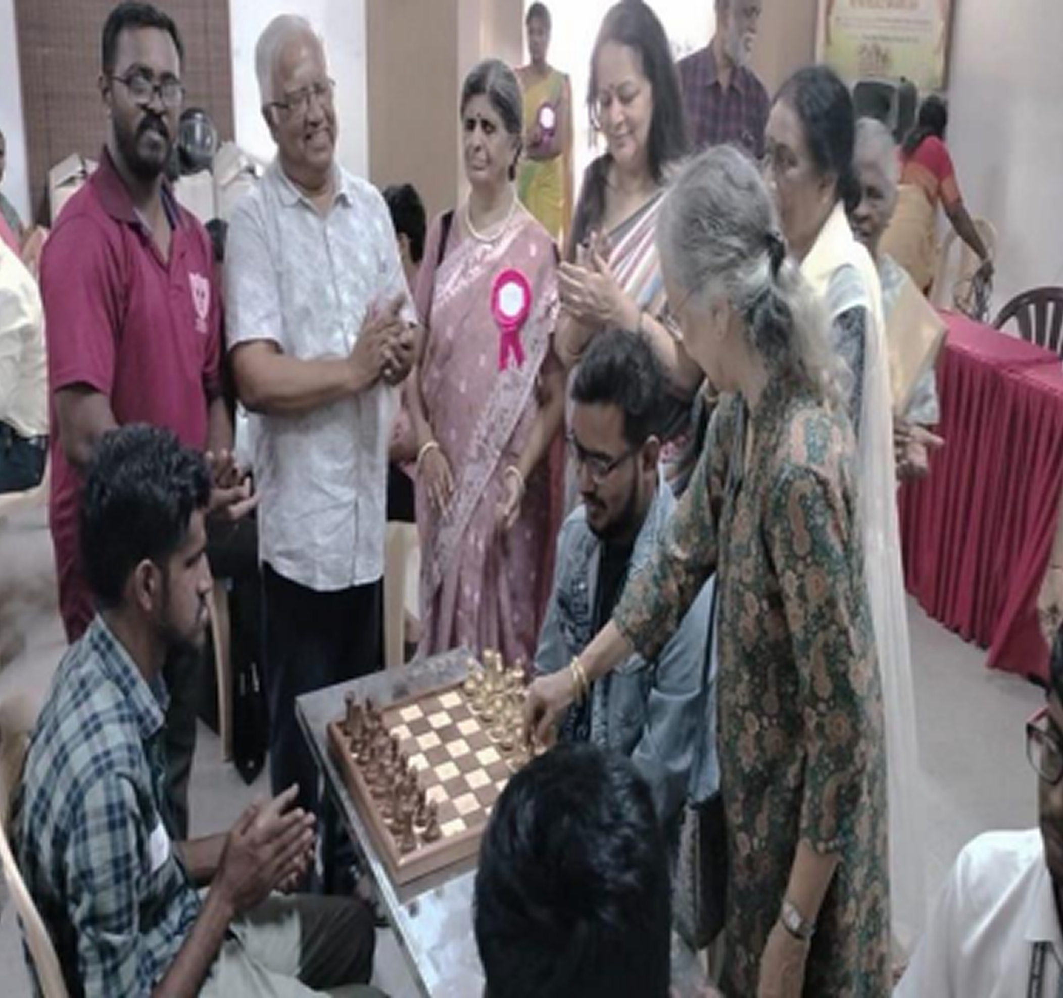 Visually impaired students in classroom
