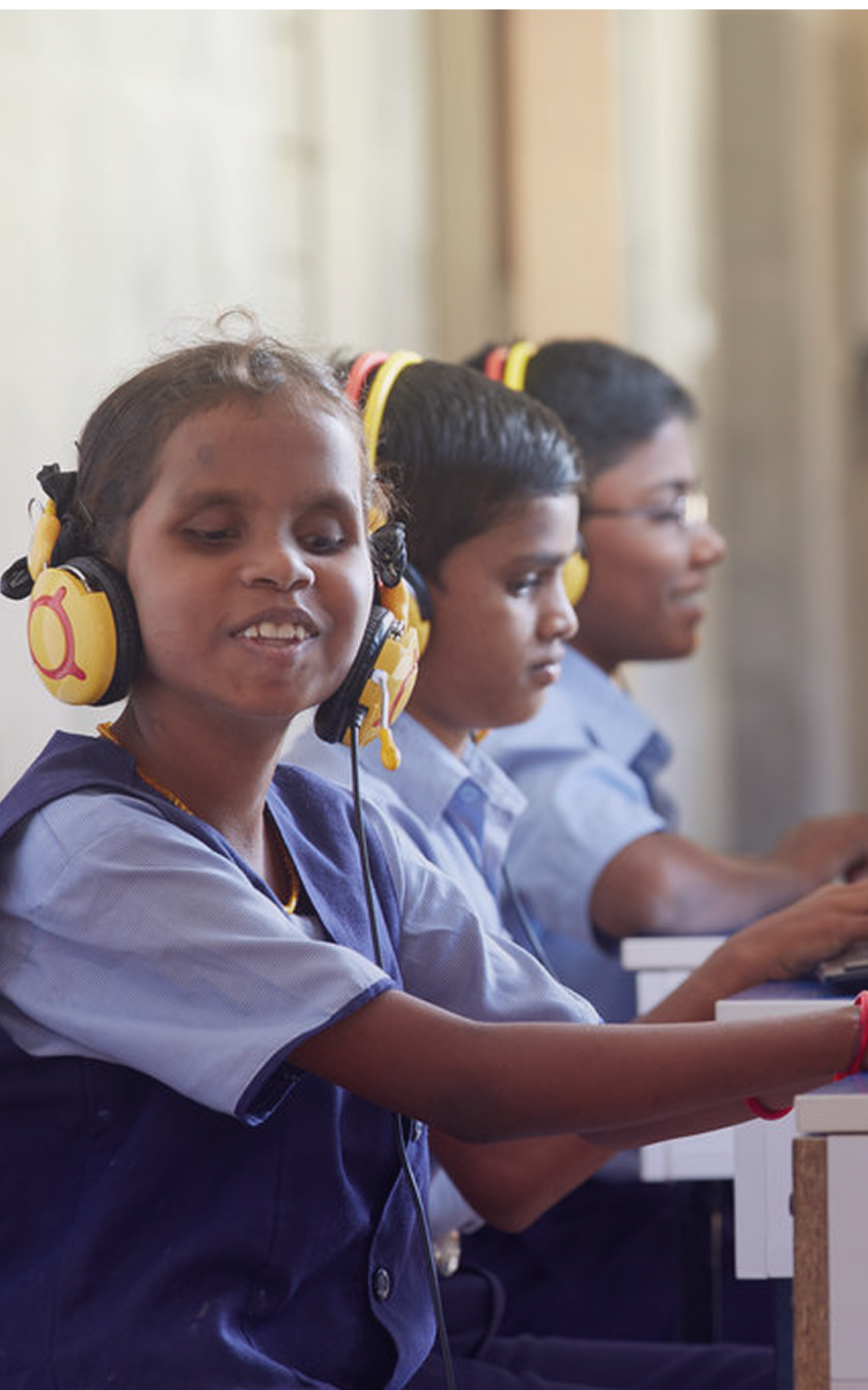 Mobile version of contact us page illustration